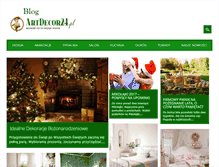 Tablet Screenshot of blog.artdecor24.pl